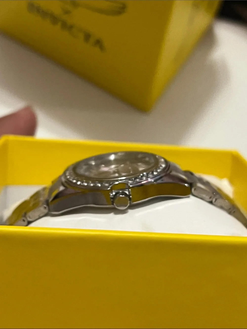 Invicta 69431 Women’s Silver-Tone Watch Crystal Bezel Stainless Steel 30mm case
